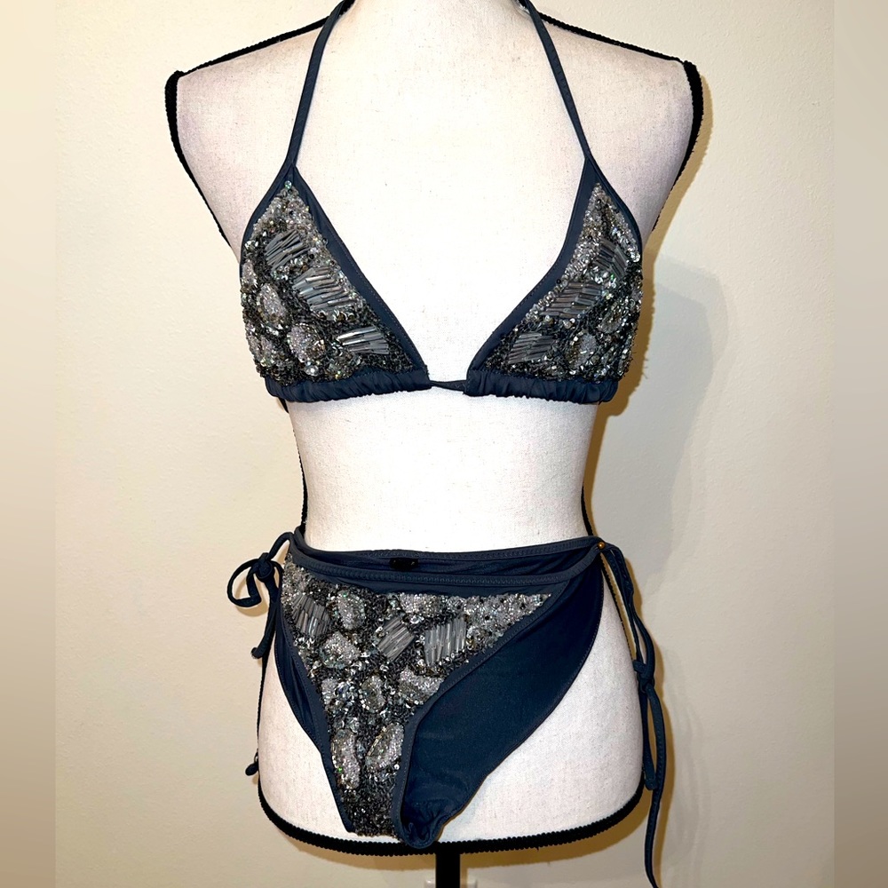 Beaded swimsuit
